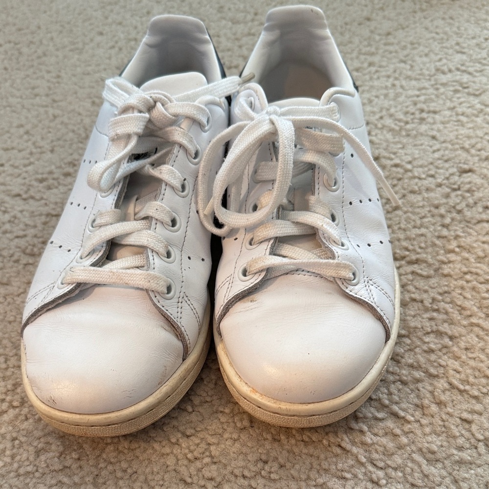Adidas Stan Smith White and Black Sneakers